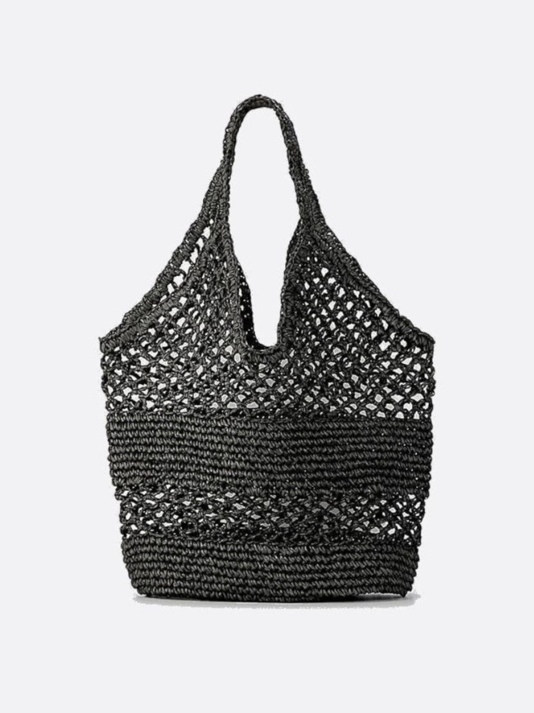 Sac fourre-tout en paille et crochet – Gonsac
