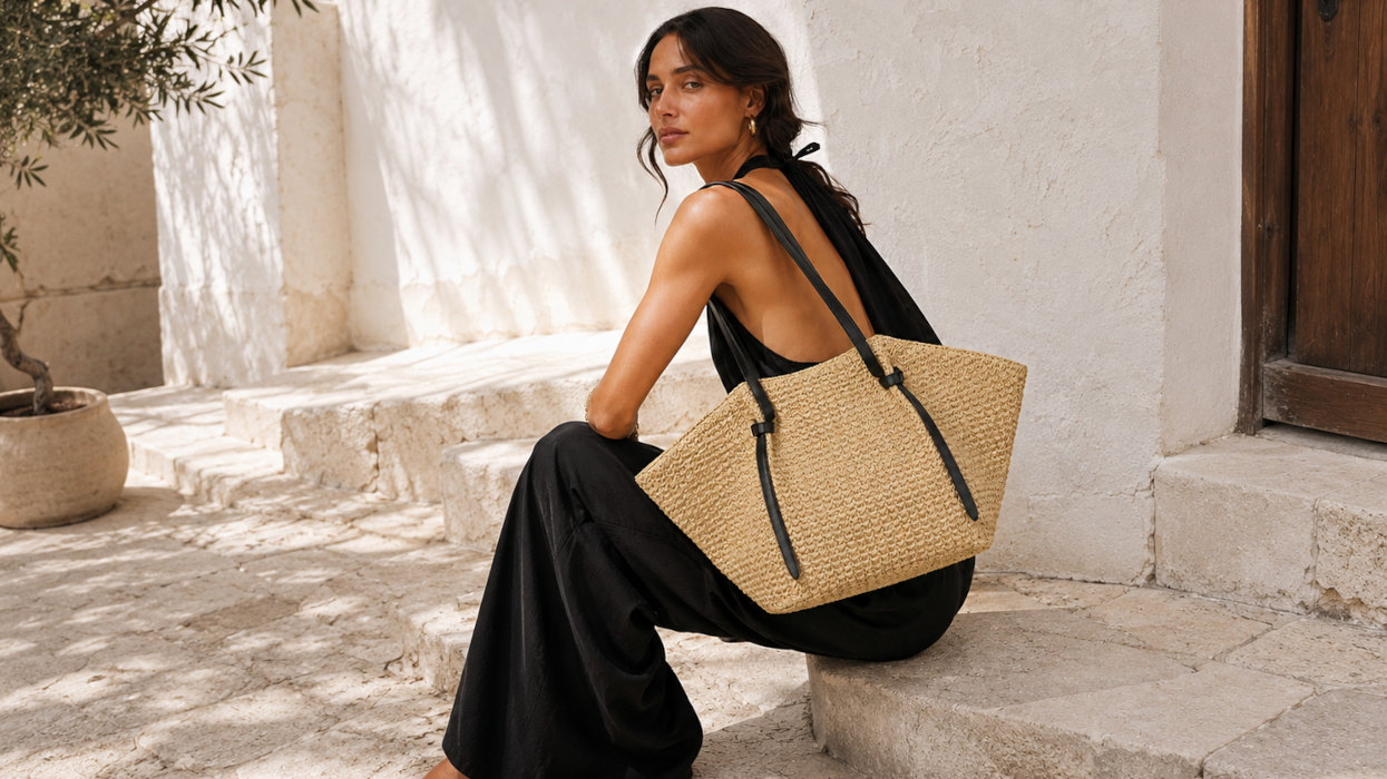 sac paille femme