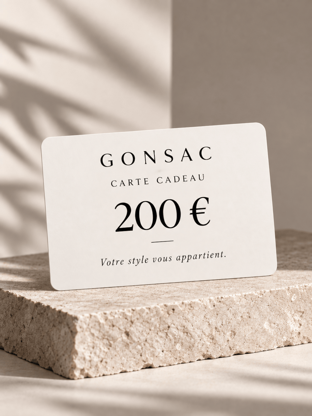 Gonsac Gift Card