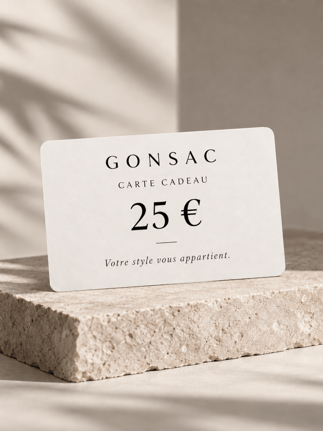 Gonsac Gift Card