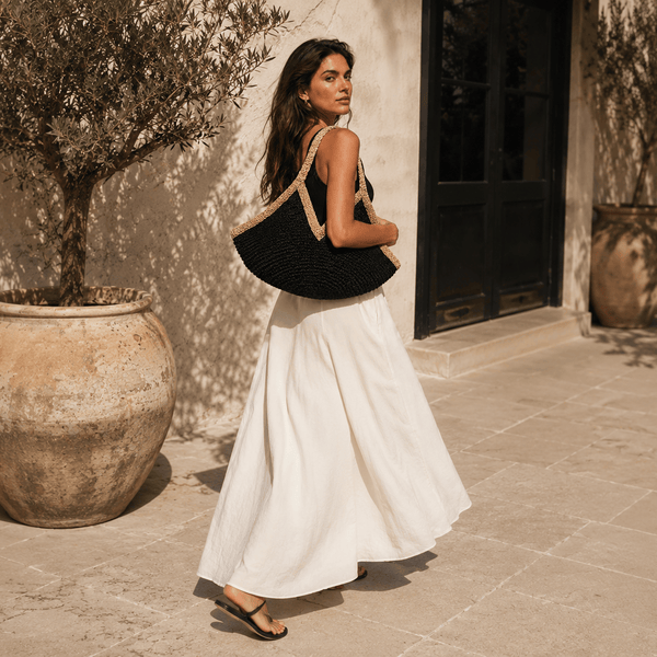 sac paille femme