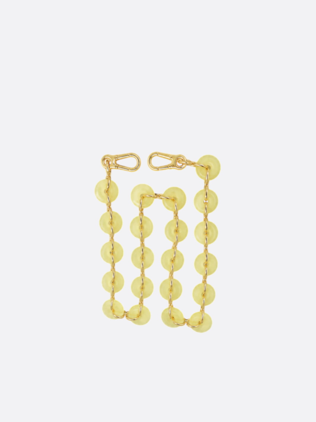 Bandoulière chaine pour sac jaune