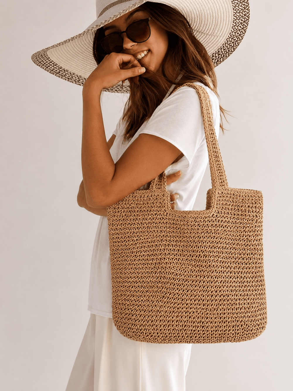 cabas paille femme