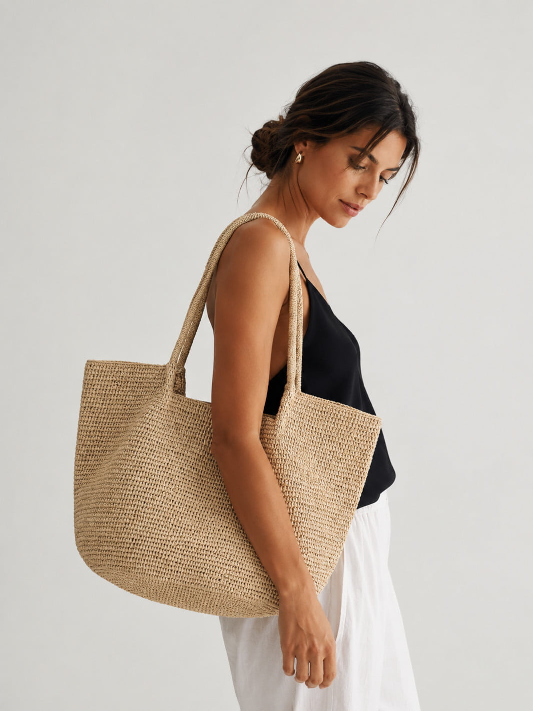 cabas raphia femme