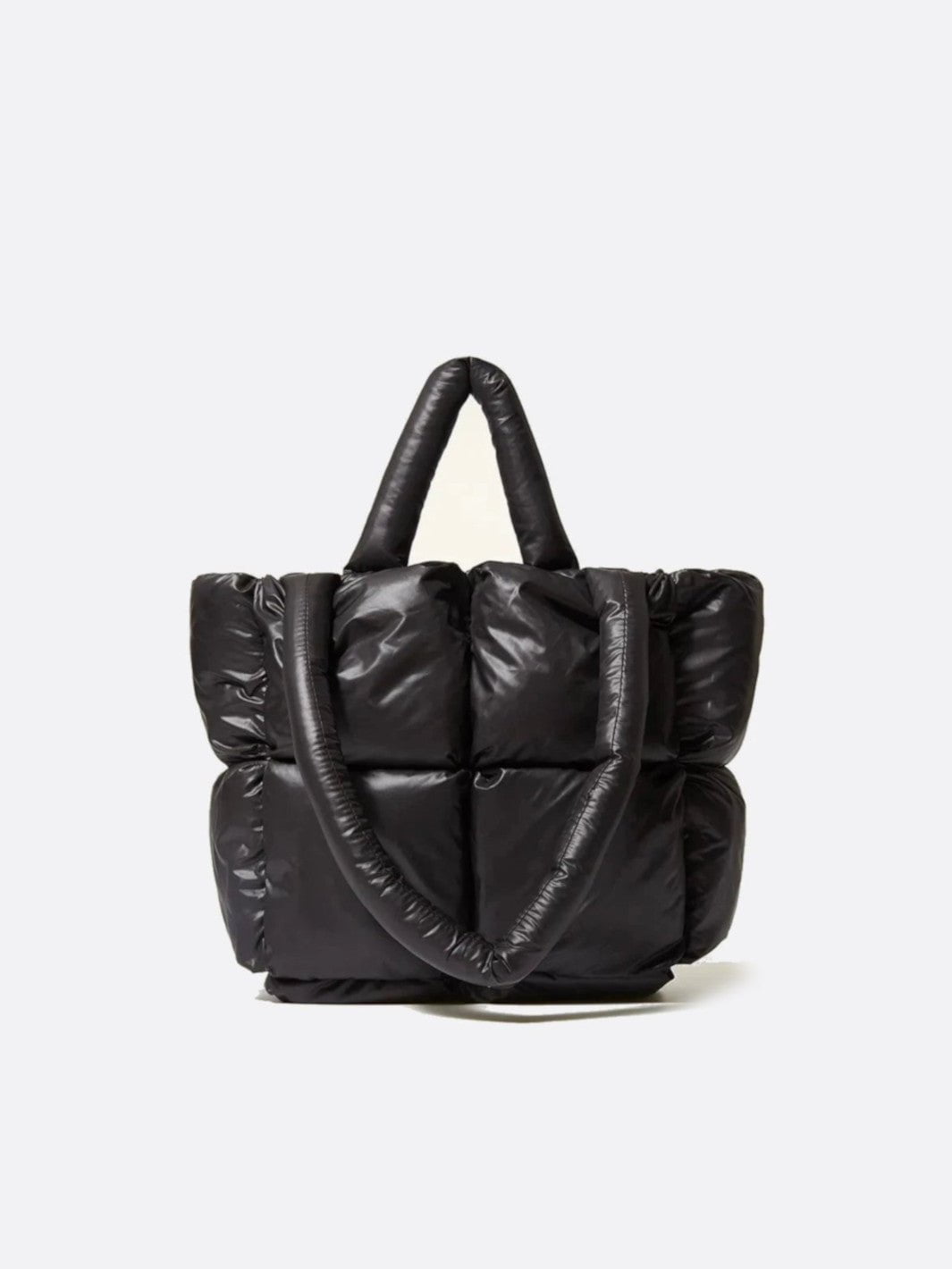 Cabas matelassé noir