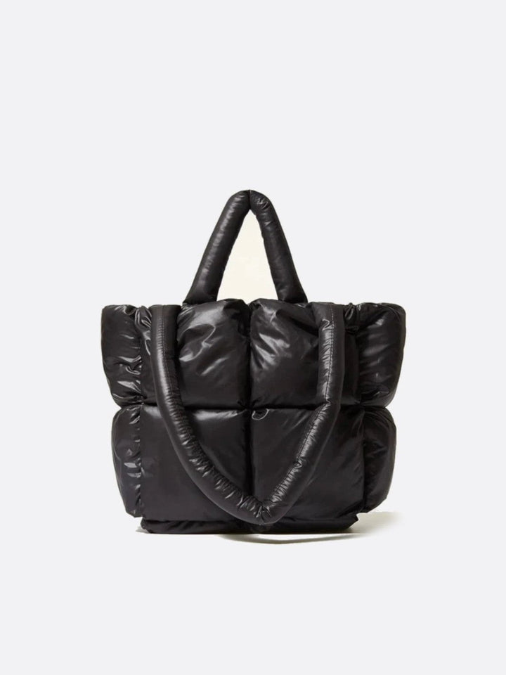 Cabas matelassé noir