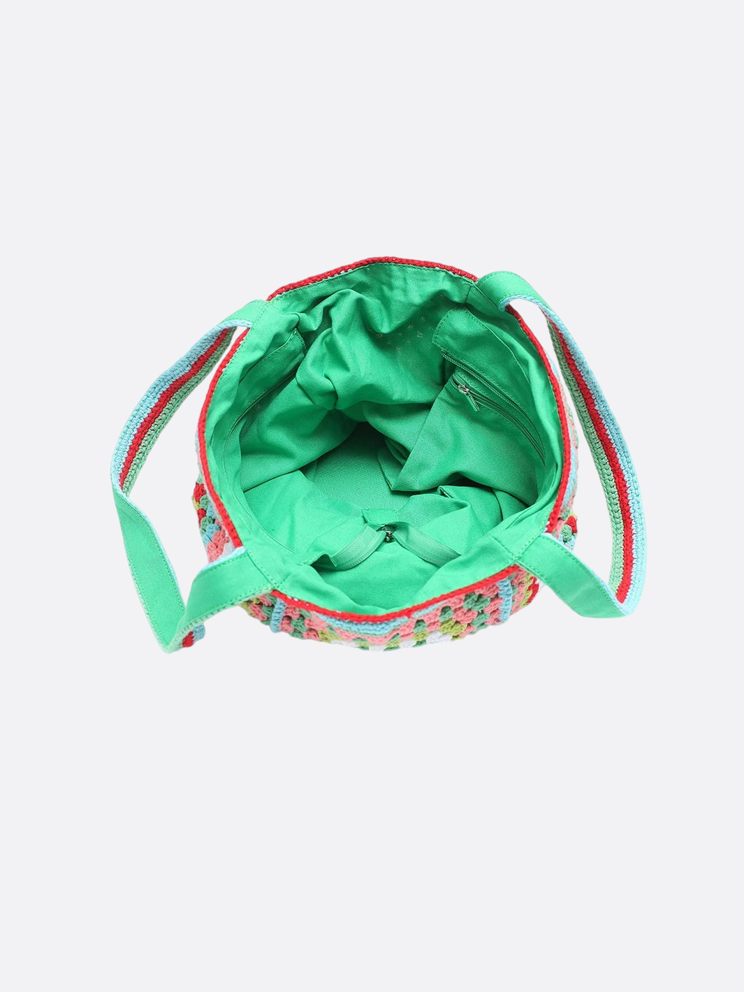 Grand cabas en coton et crochet <br>Meryll