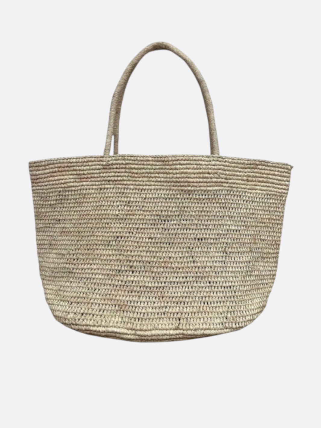 grand cabas raphia naturel
