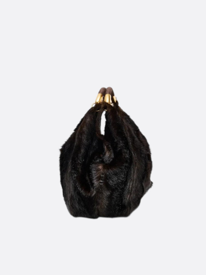 Grand sac à main en fausse fourrure <br>Mavora