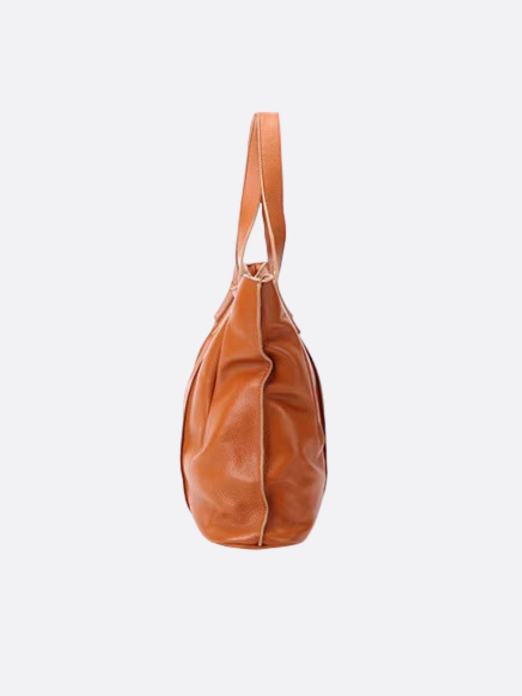 Grand sac cabas en cuir souple <br>Virevolte