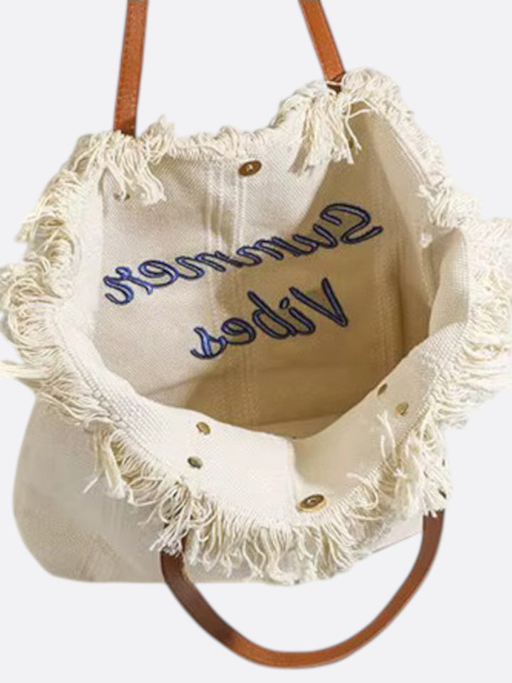 Large canvas tote bag <br>Vera