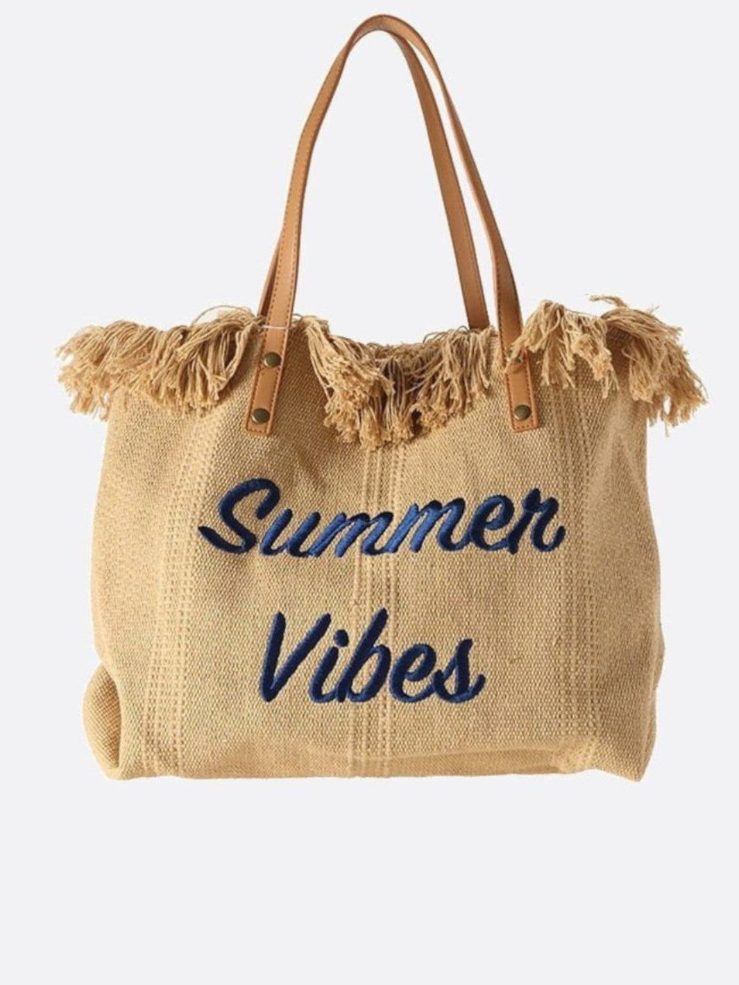 Grand sac cabas toile camel