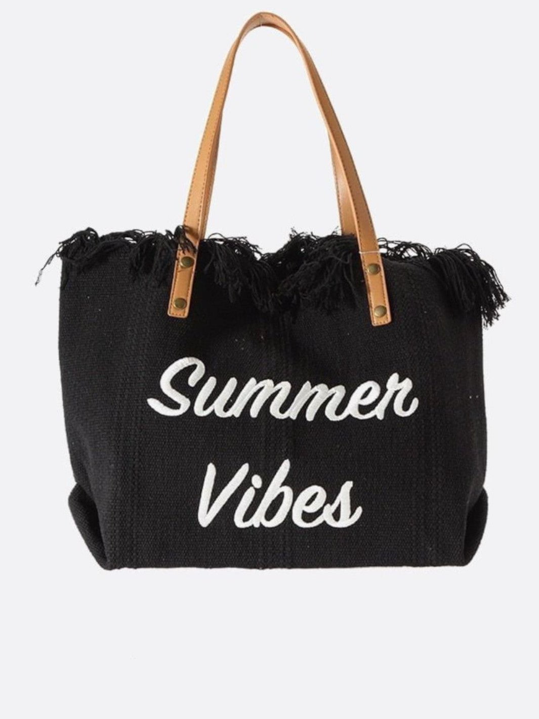 Grand sac cabas toile noir