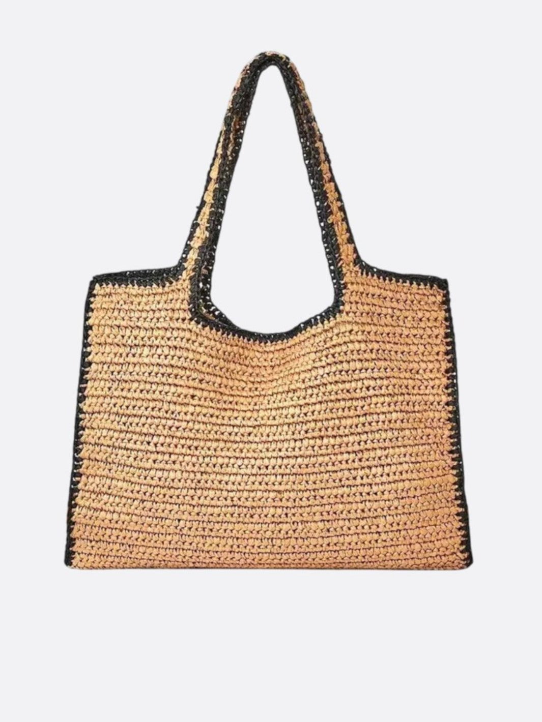 grand sac cabas tressé