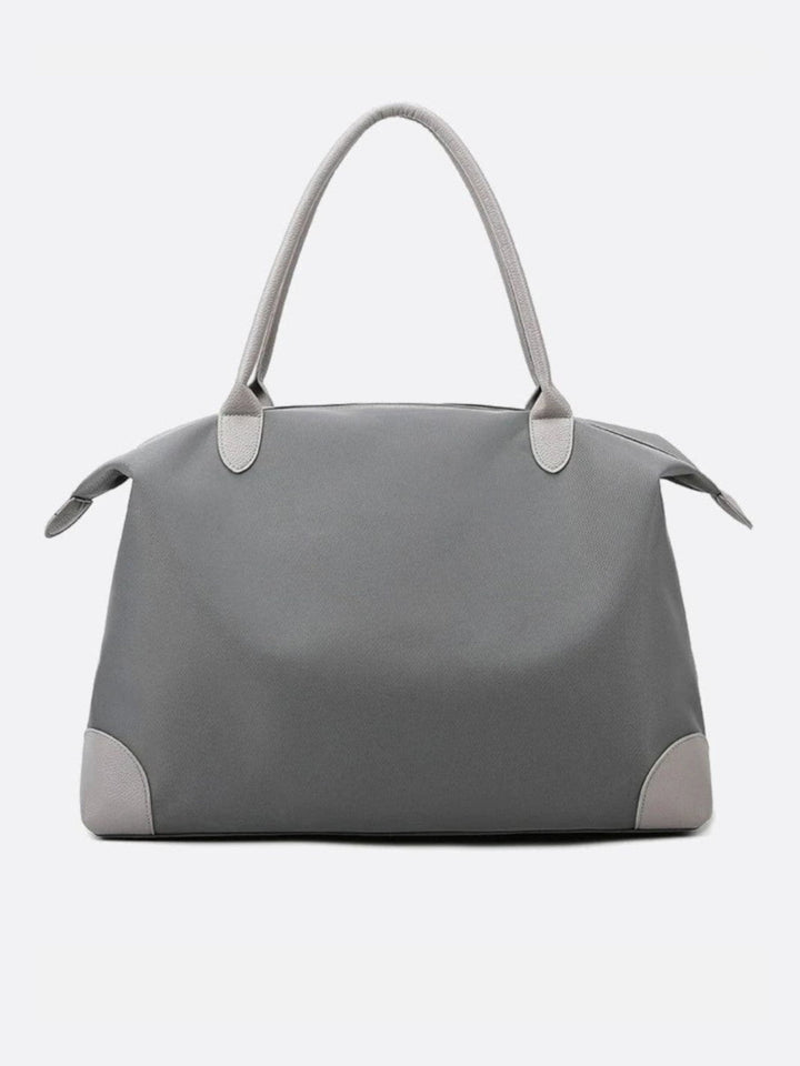Grand sac de voyage en toile gris