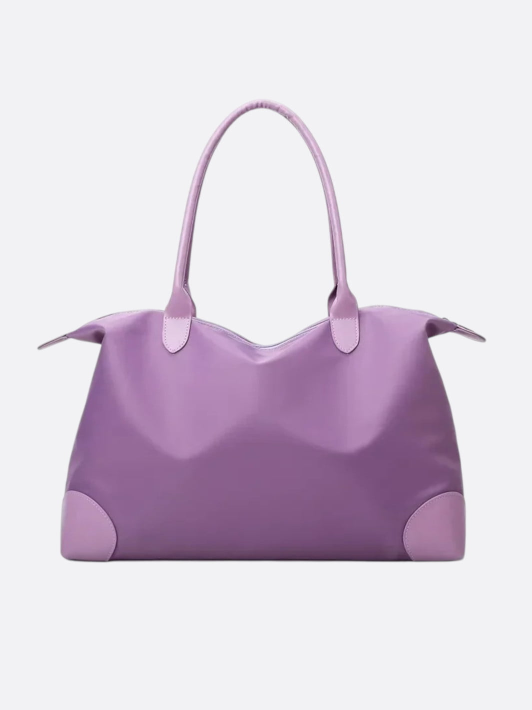 Grand sac de voyage en toile mauve