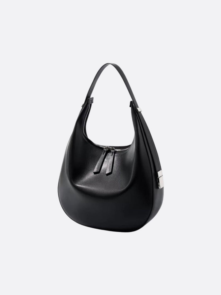 grand sac demi-lune cuir