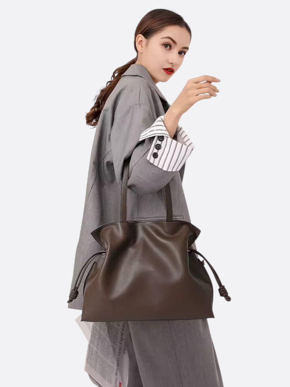 grand sac cuir souple femme