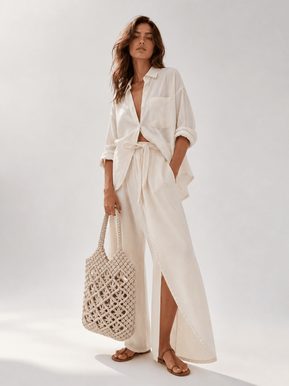 grand sac macramé