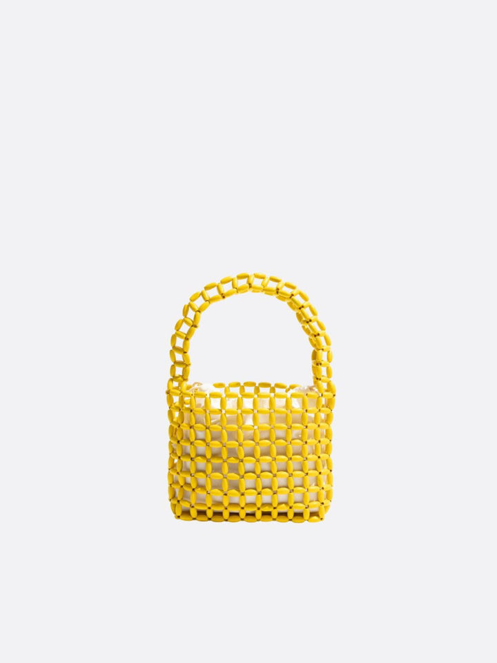 sac perle jaune