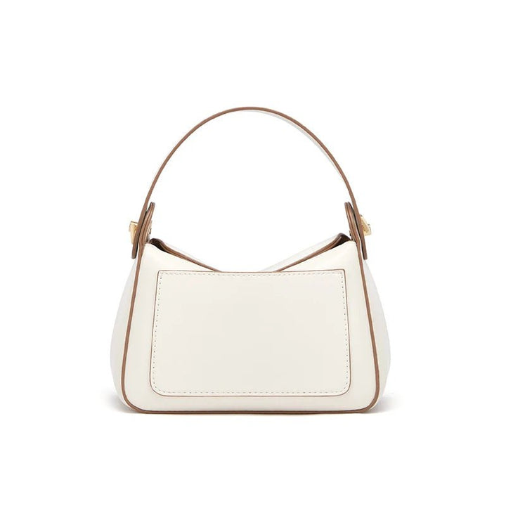 Small White Leather Handbag
