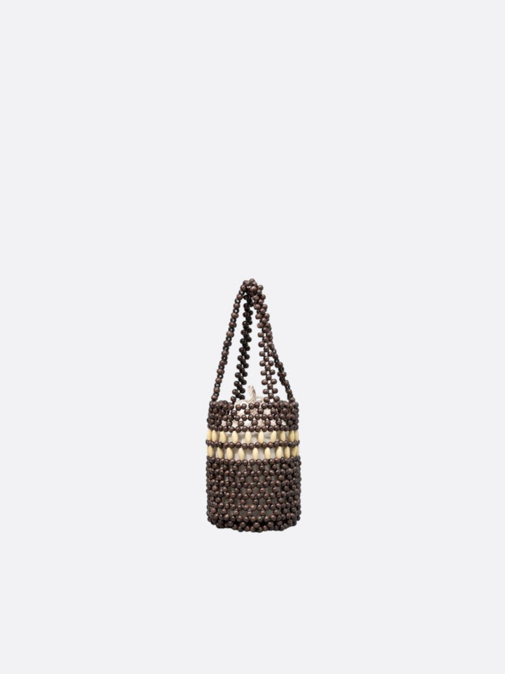 sac perle marron foncé
