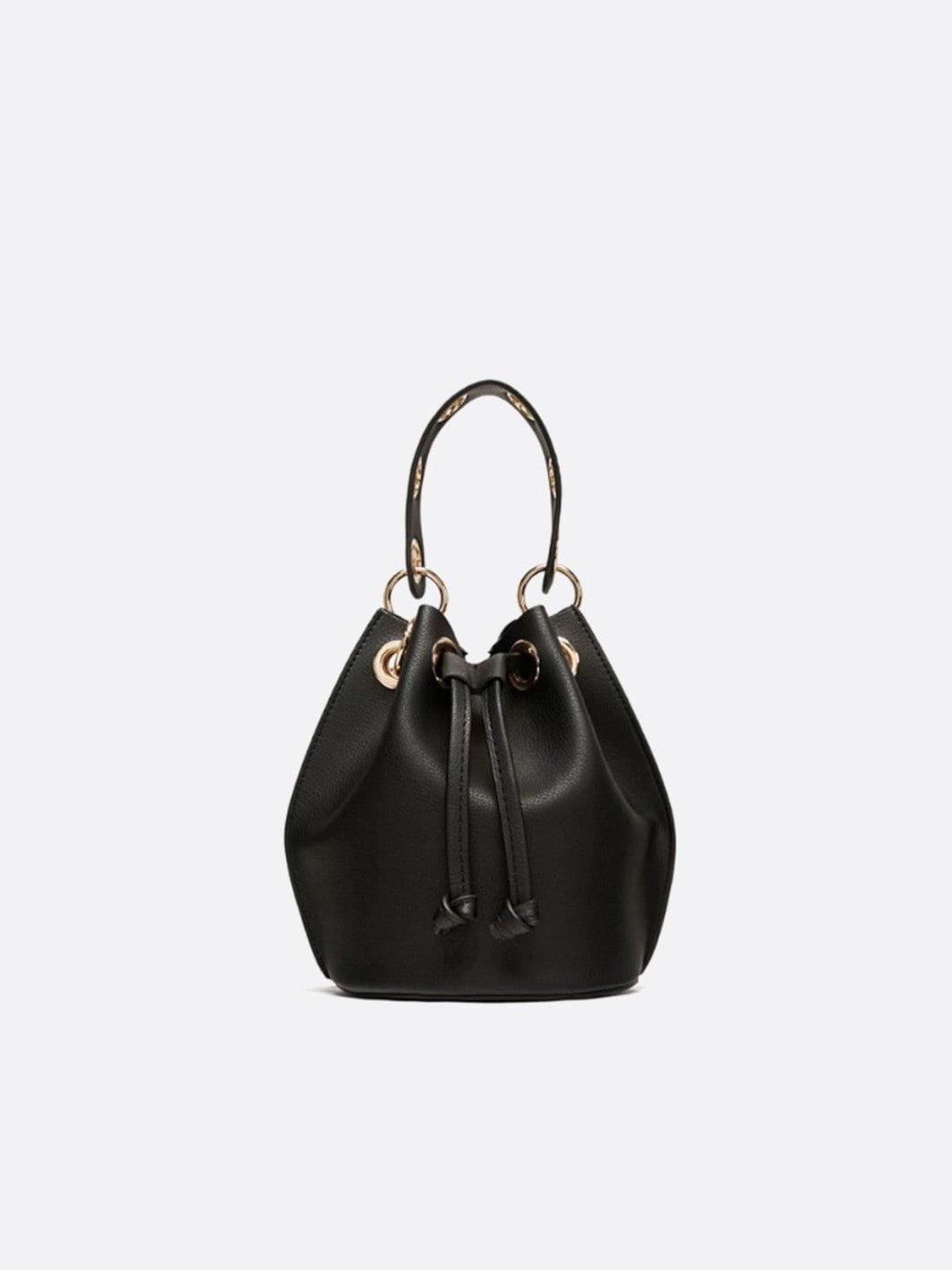 Petit sac seau cuir