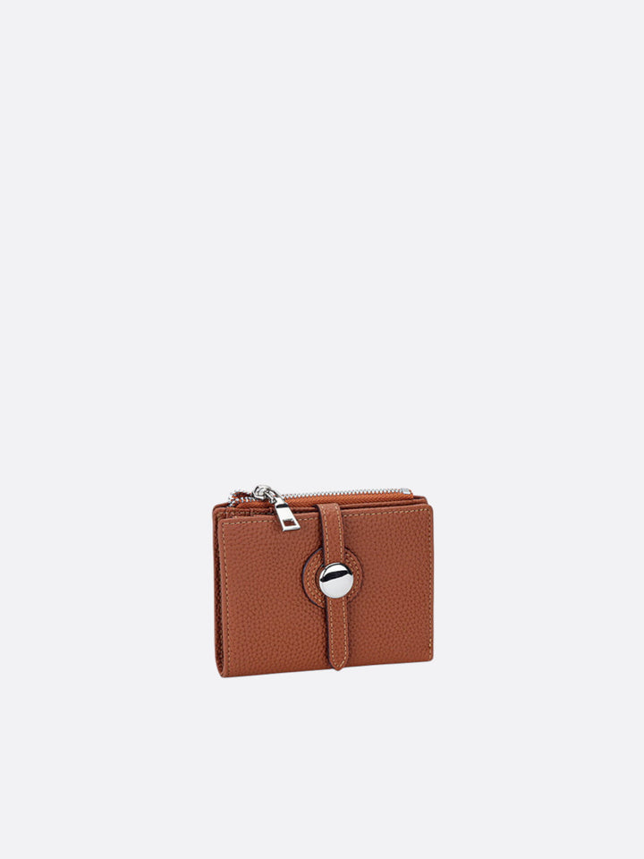 portefeuille cuir petit format brun