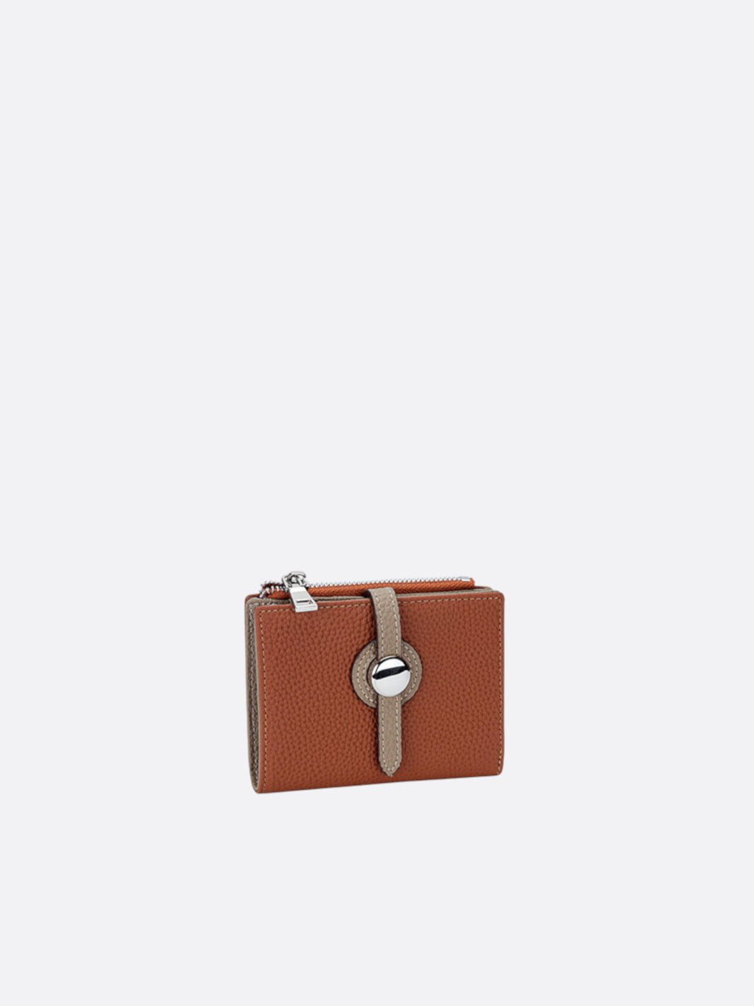 portefeuille cuir petit format marron