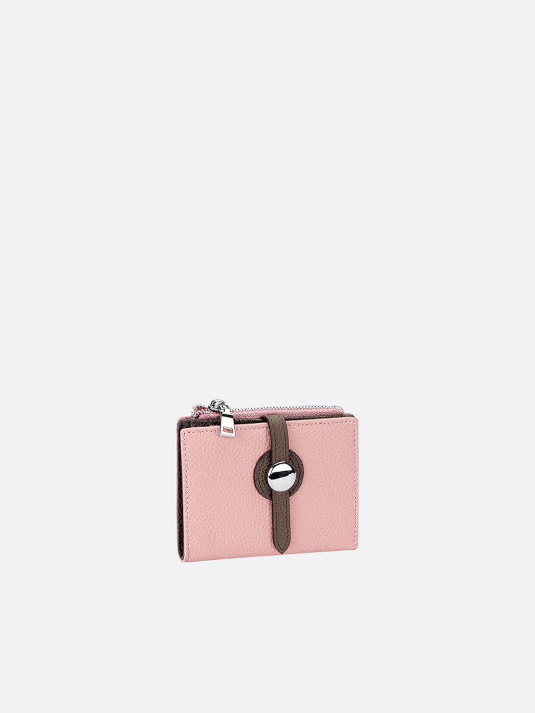 portefeuille cuir petit format rose