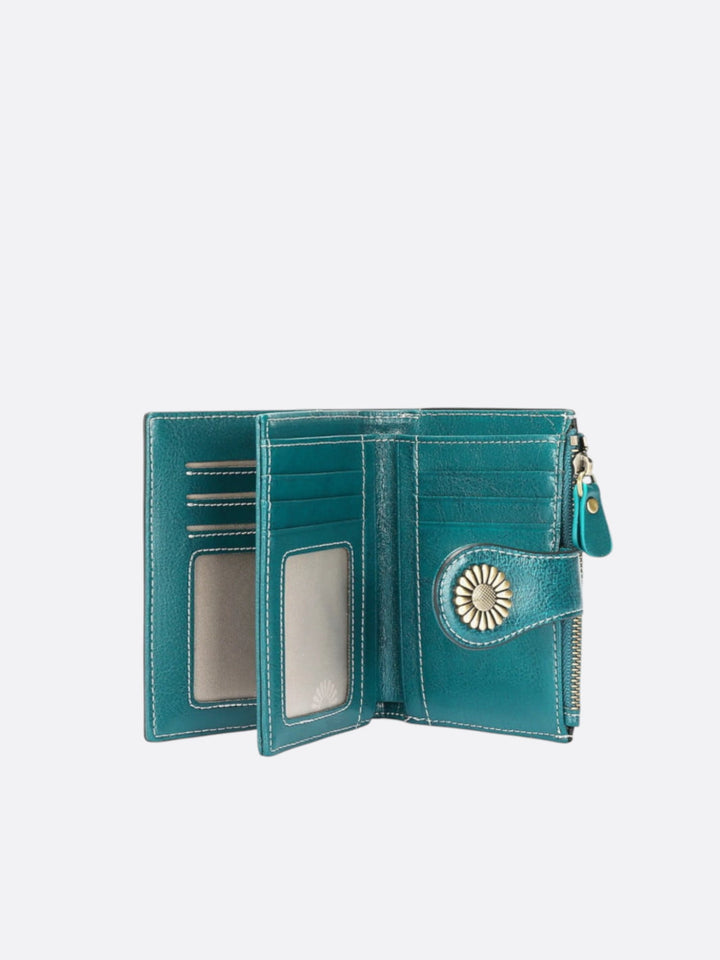 Leder-Geldbörse <br>Dahlia