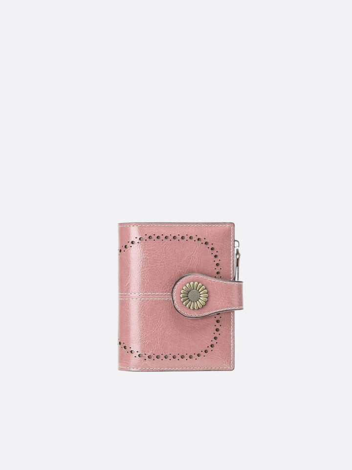Leder-Geldbörse <br>Dahlia