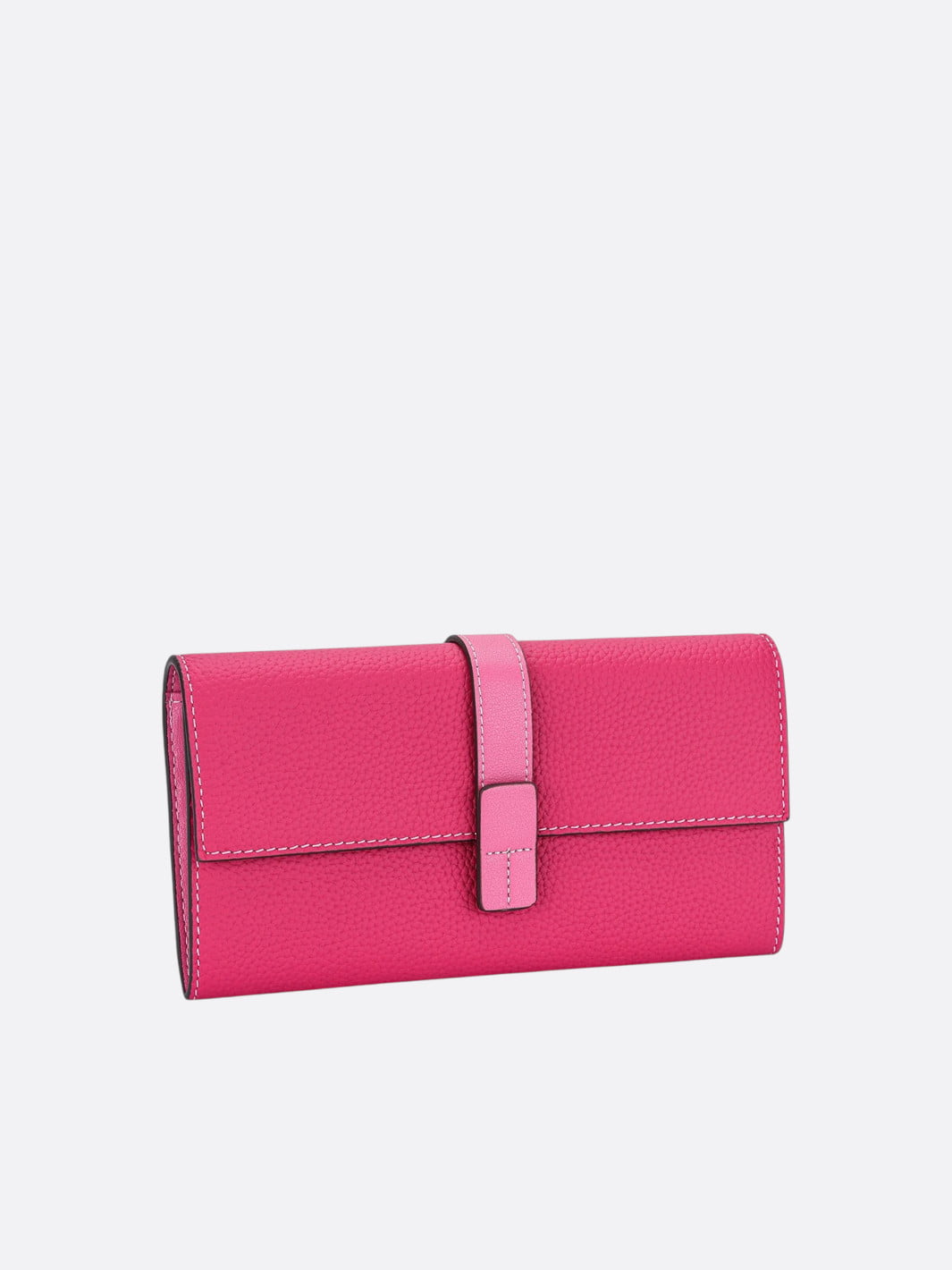 portefeuille coloré cuir rose