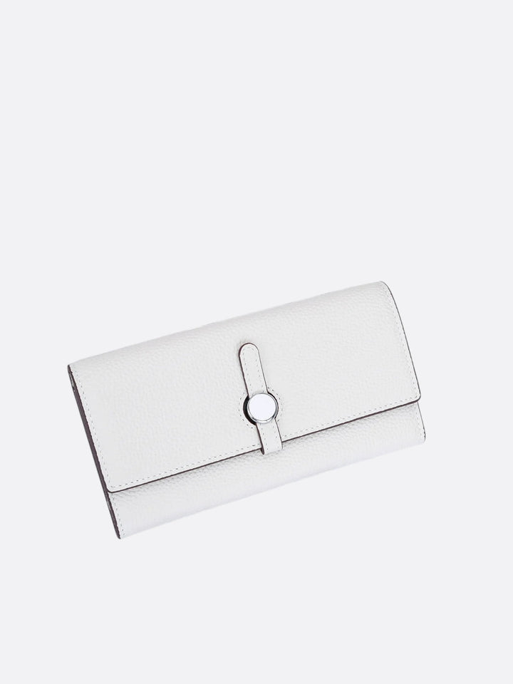 portefeuille cuir couleur blanc
