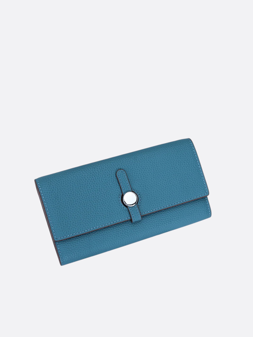 portefeuille cuir couleur bleu