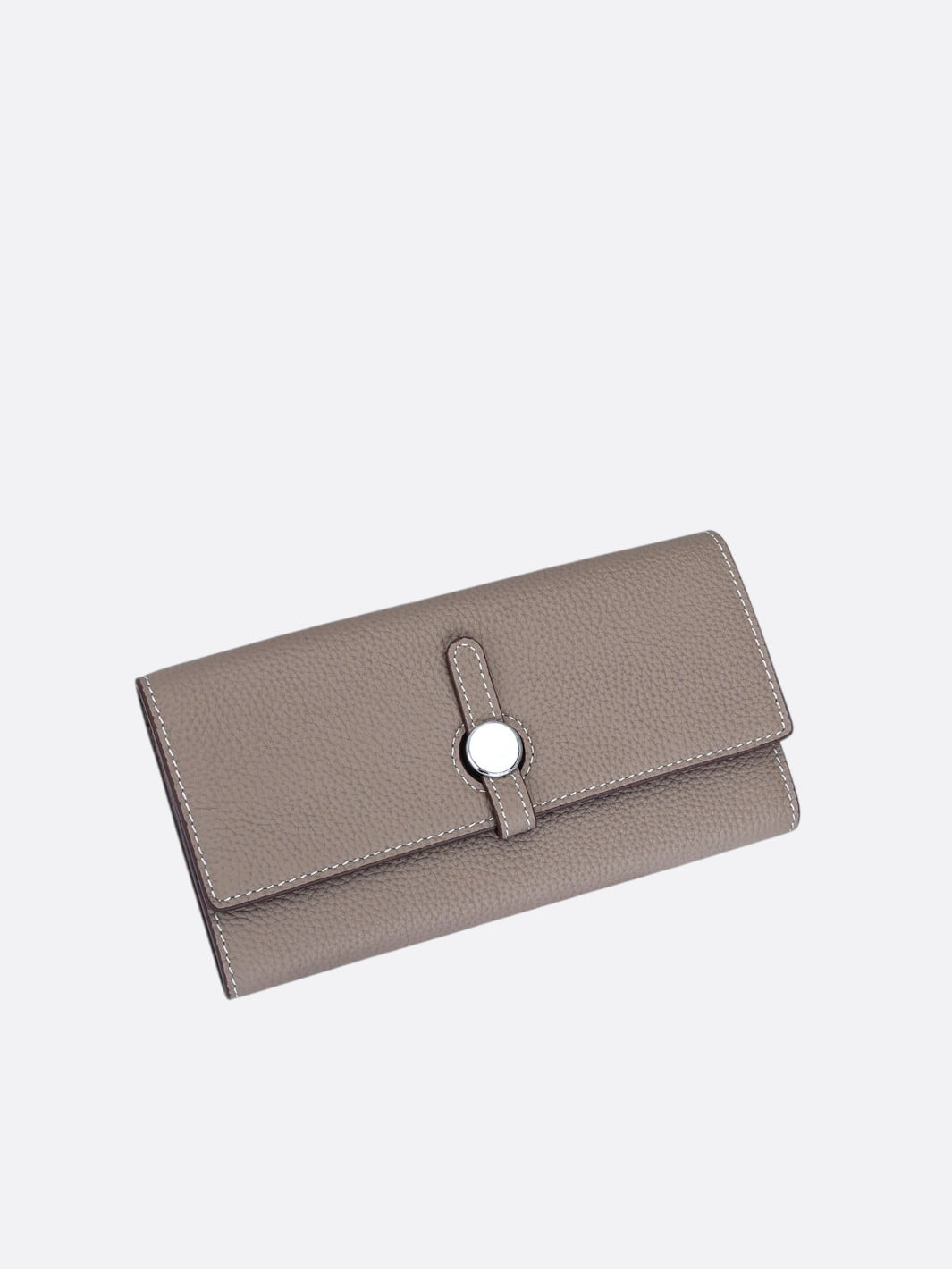 portefeuille cuir couleur gris