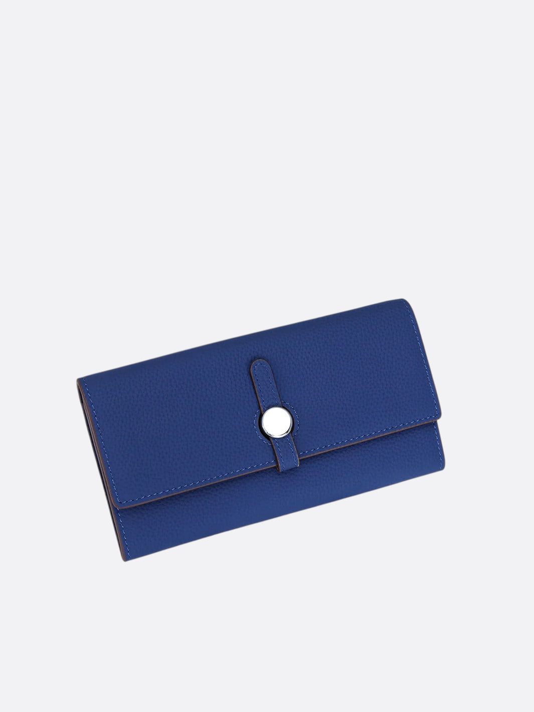 portefeuille cuir couleur bleu indigo