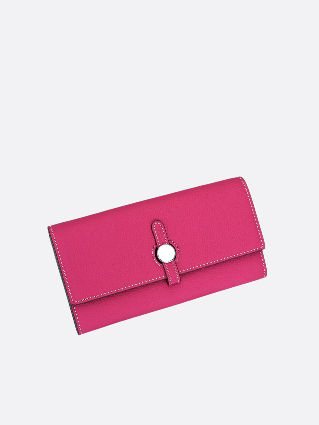 portefeuille cuir couleur rose