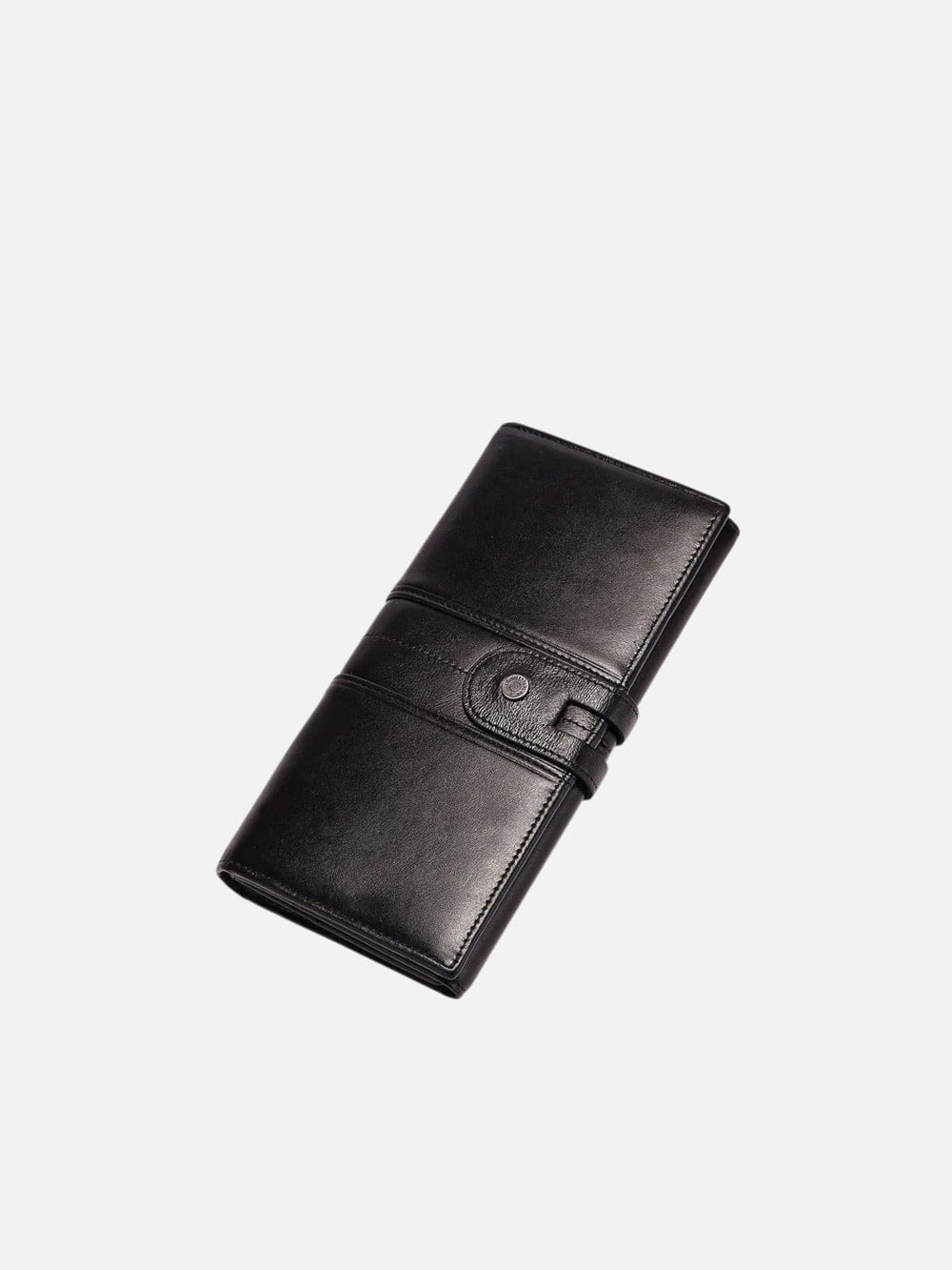 portefeuille long cuir noir