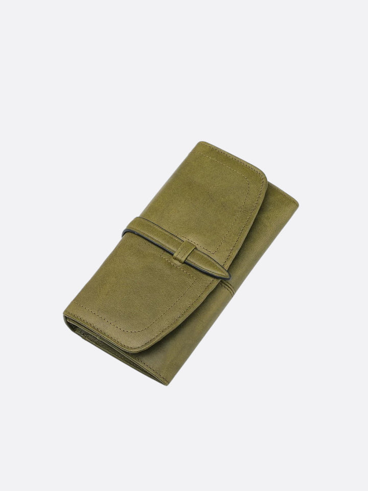 portefeuille multi compartiment vert