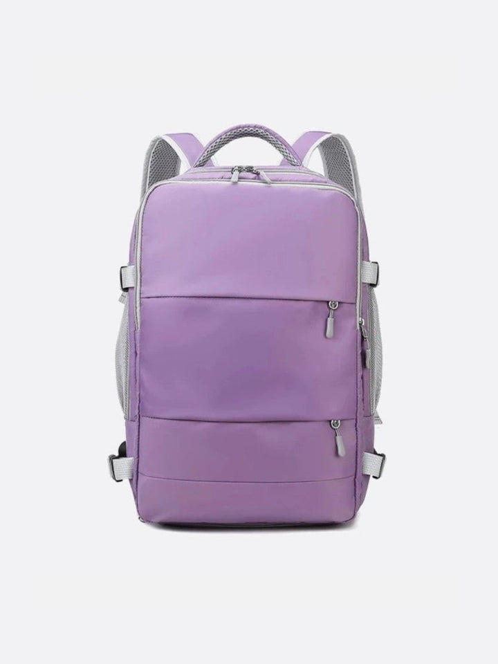 Sac à dos de voyage pourpre