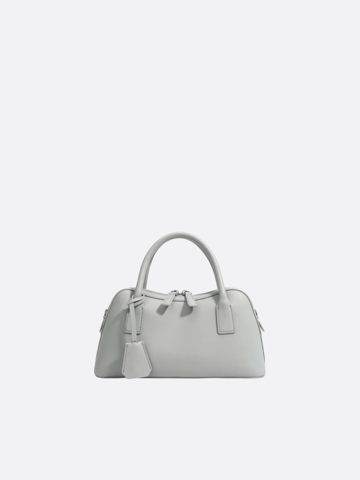 sac boston gris clair