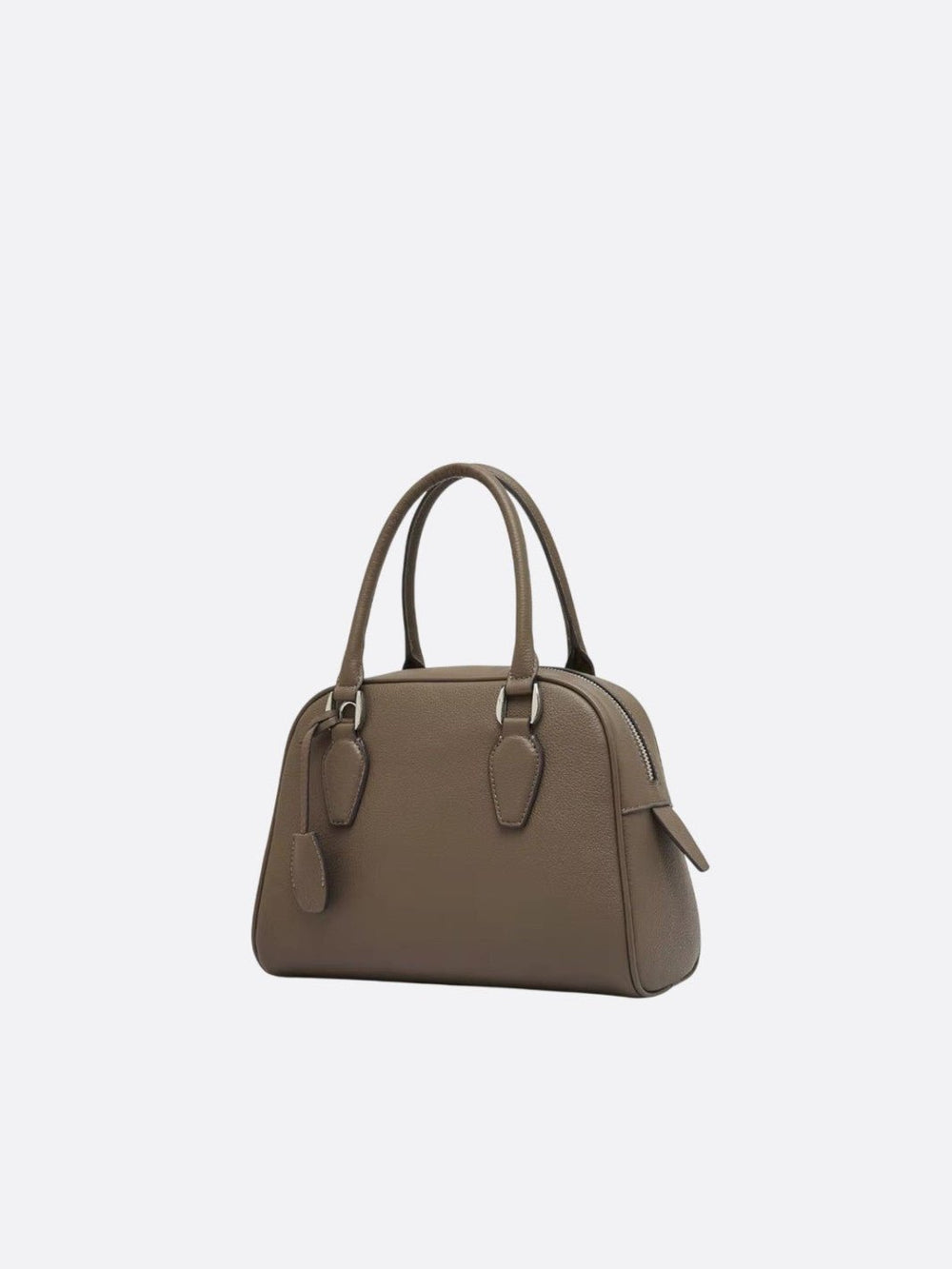 sac à main bowling cuir kaki