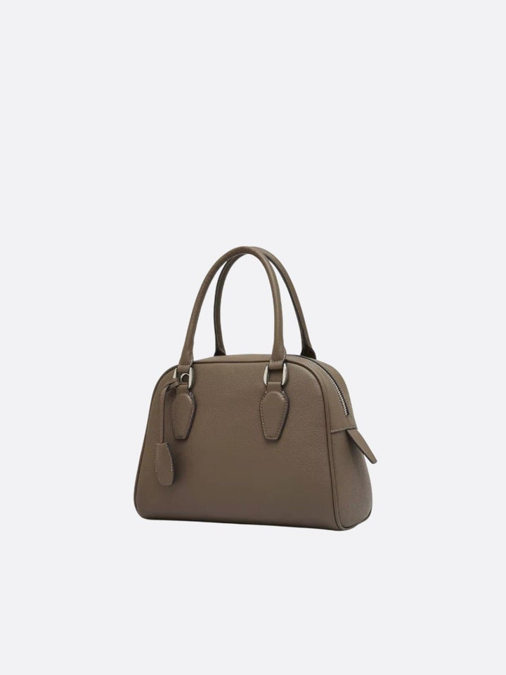 sac à main bowling cuir kaki