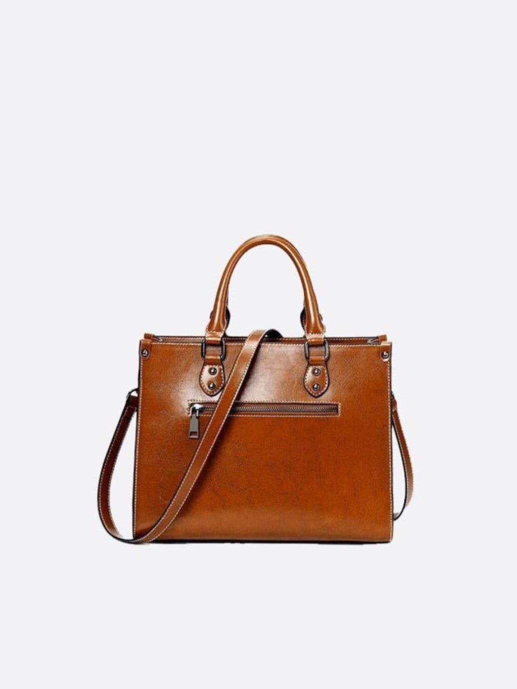 Sac à main cabas cuir vintage <br>Galvani