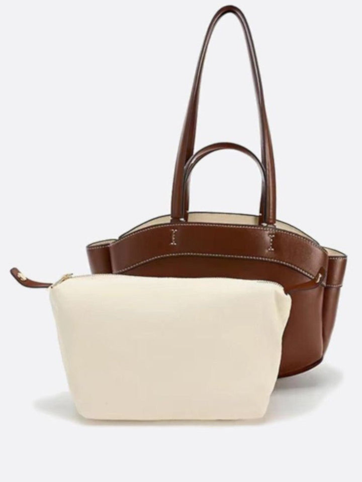 Sac à main cabas cuir