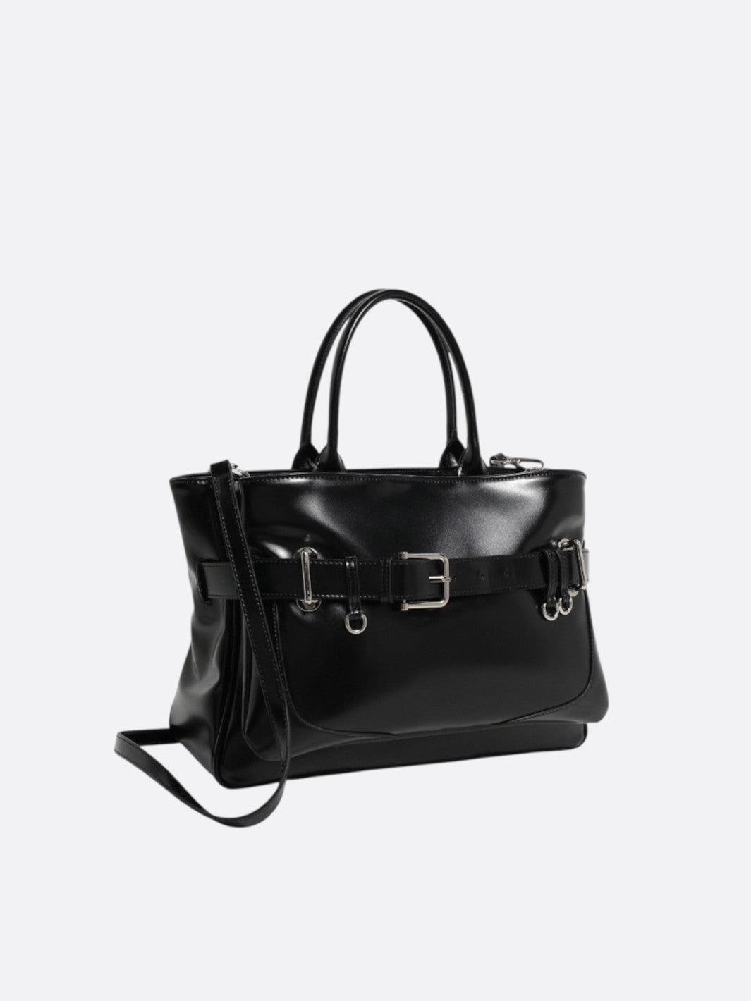 sac a main cabas cuir noir femme