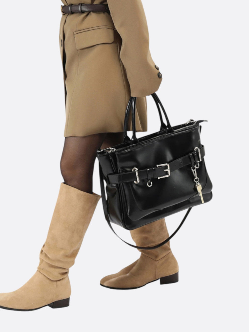 sac à main cabas noir femme