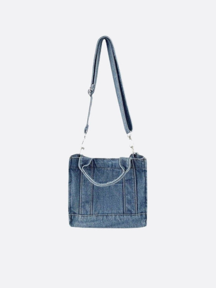 Sac à main carré jean