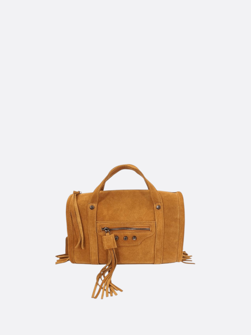 Sac à main daim camel